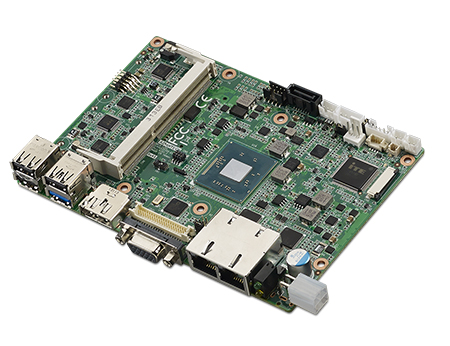 Intel<sup>®</sup> Celeron J1900, 3.5" compact SBC with VGA,HDMI/DP, 48-bit LVDS/eDP, 2GbE, Mini PCIe, mSATA card (Extreme Temp -40 ~ 85° C)